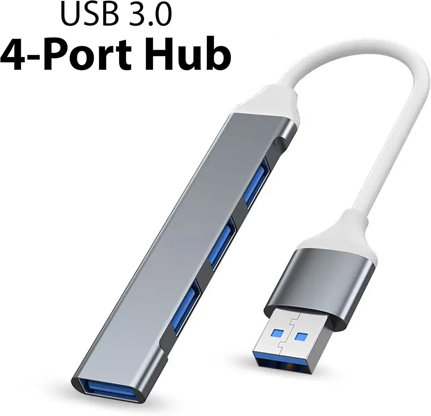 USB Hub Multiport Dock Multi-Splitter USB Type-A 3.0 Hub Adapter for PC Mac - Picture 13 of 14