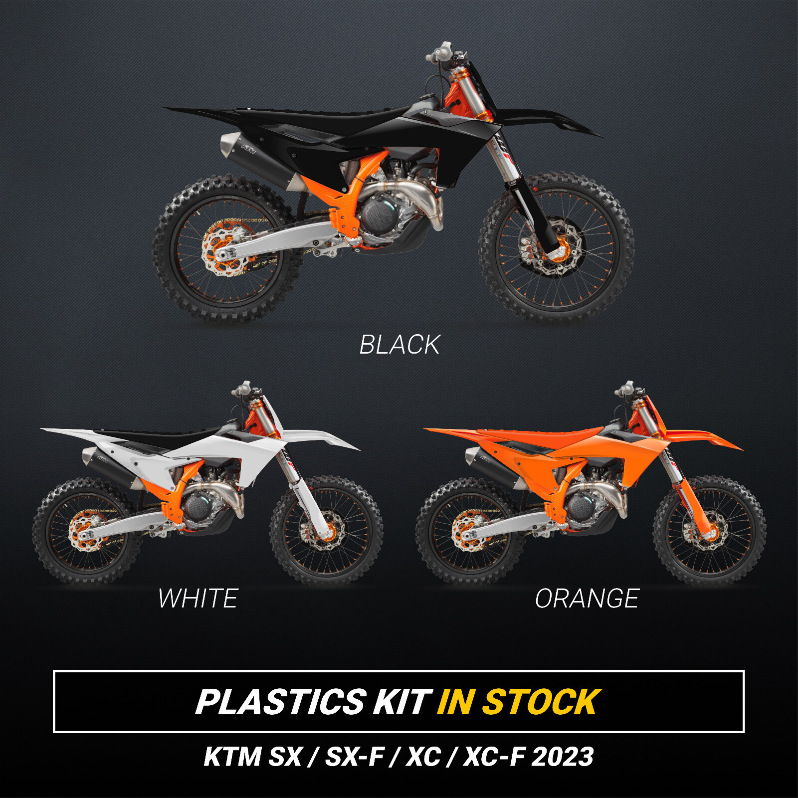 KTM Graphic SX SXF 2023 2024 125 250 300 350 450 Decals XC XCf SCRUB
