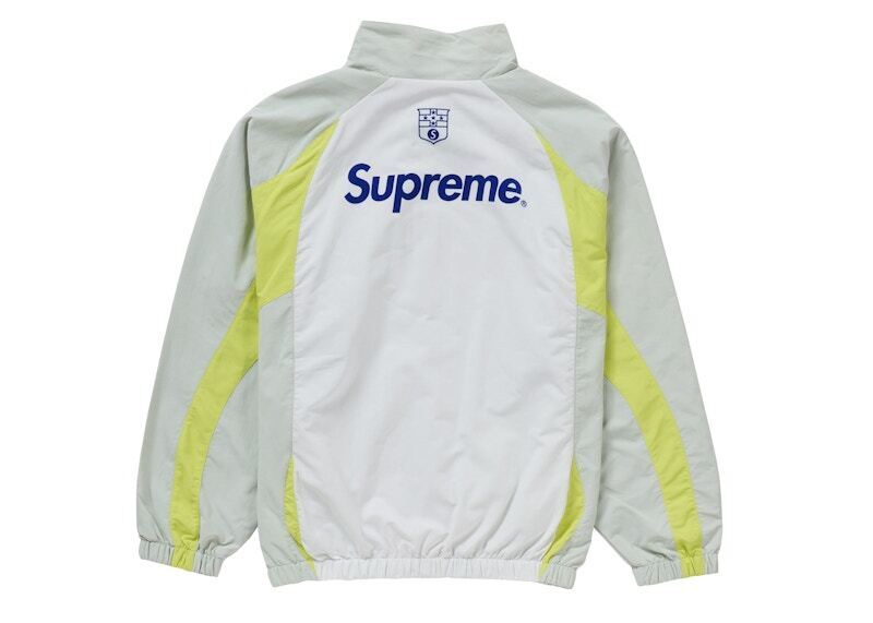 Supreme S Logo Track Jacket Black Navy Light Mint Size FW24 S-XXL
