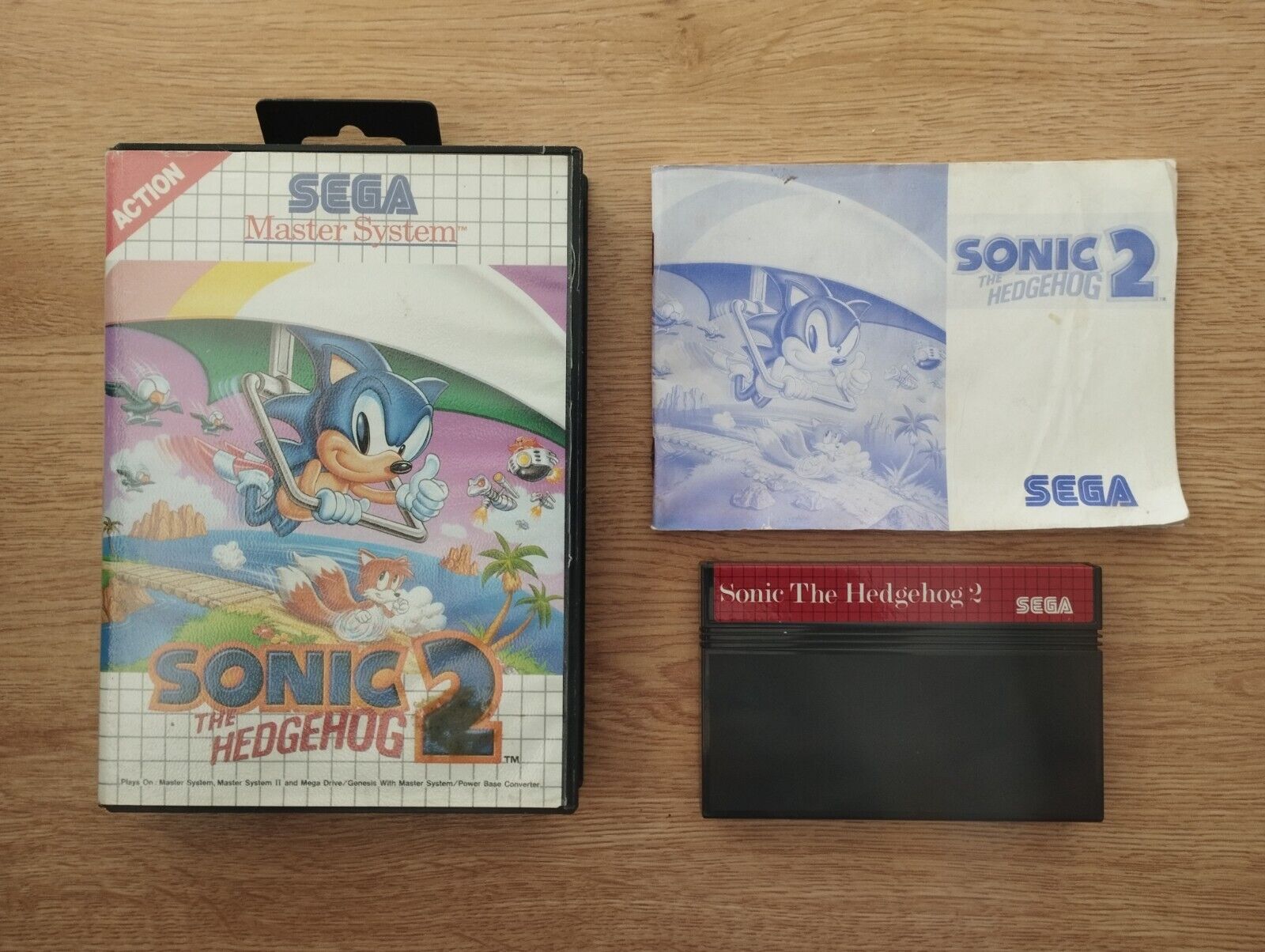 Jeu Populous - Version Originale Sega Master System, Complet, Bon État (1989)