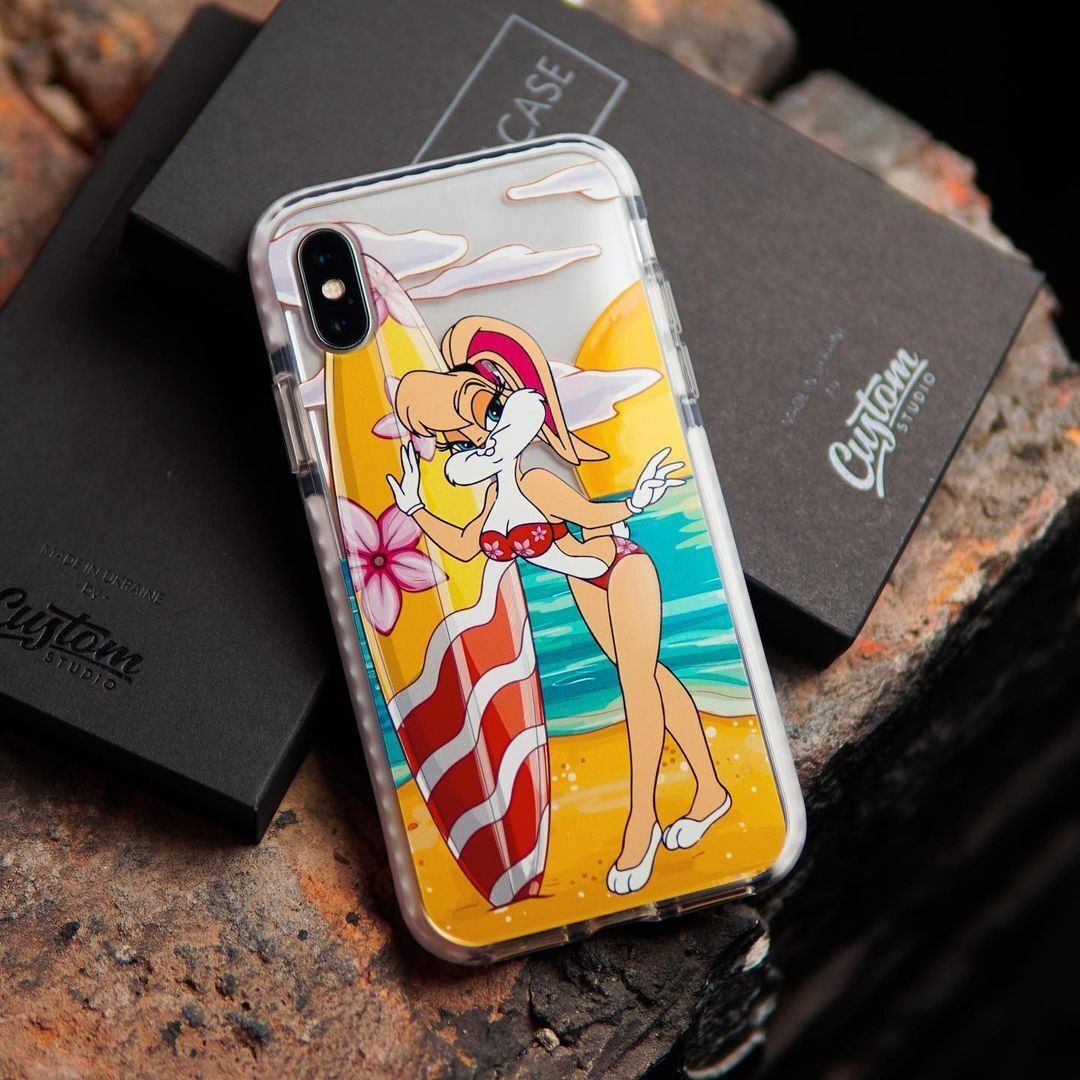 Movilshop Custodia per [ iPhone 14 Pro ] Disegno autentico [ I Love Spagna ] in silicone flessibile trasparente cover case cover gel per smartphone