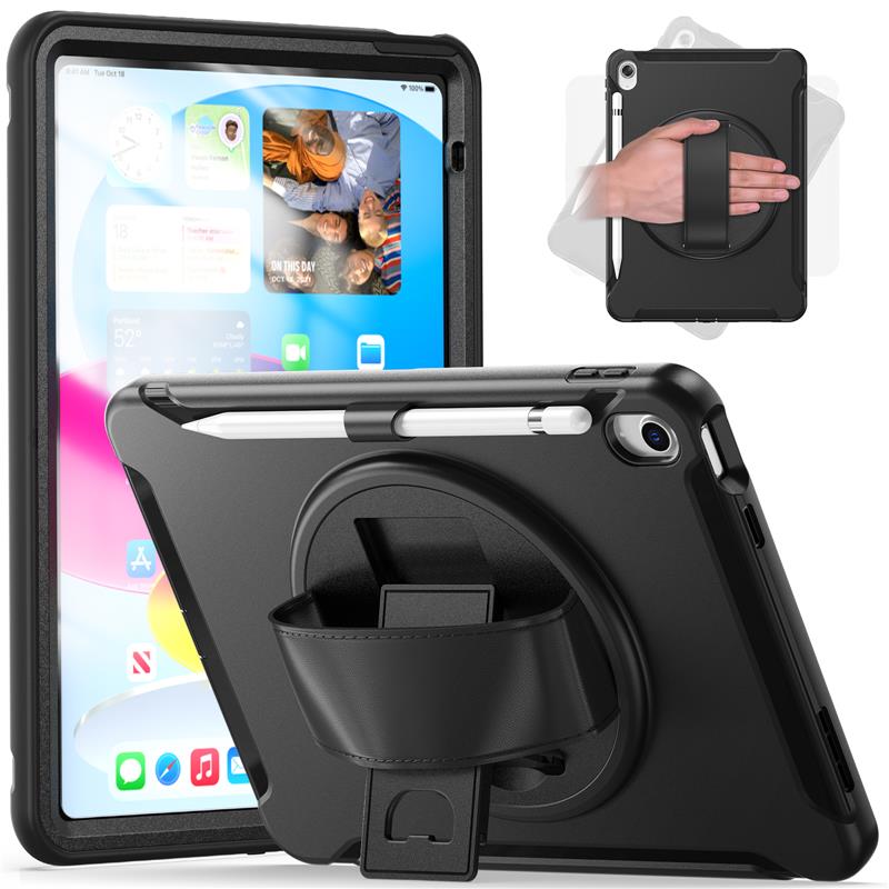 Rugged Shockproof Stand Case For iPad 10th Generation 10.9 iPad 5th 6th Mini Air - Picture 22 of 129