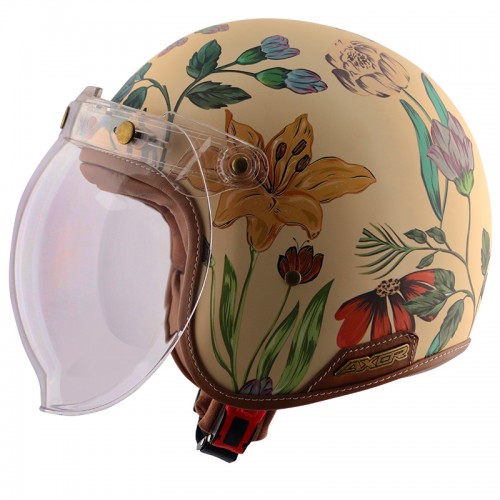 Cascos de moto cara abierta AXOR “ RETRO JET GIRLS” - Imagen 12 de 26