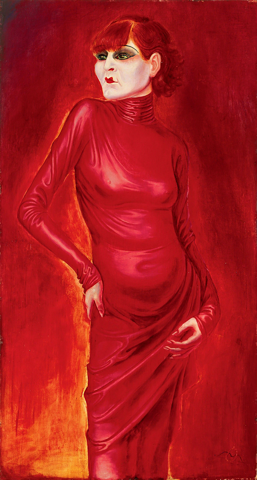 OTTO DIX PORTRAIT OF DANCER ANITA BERBER EXPRESSIONISM GICLEE PRINT FINE CANVAS