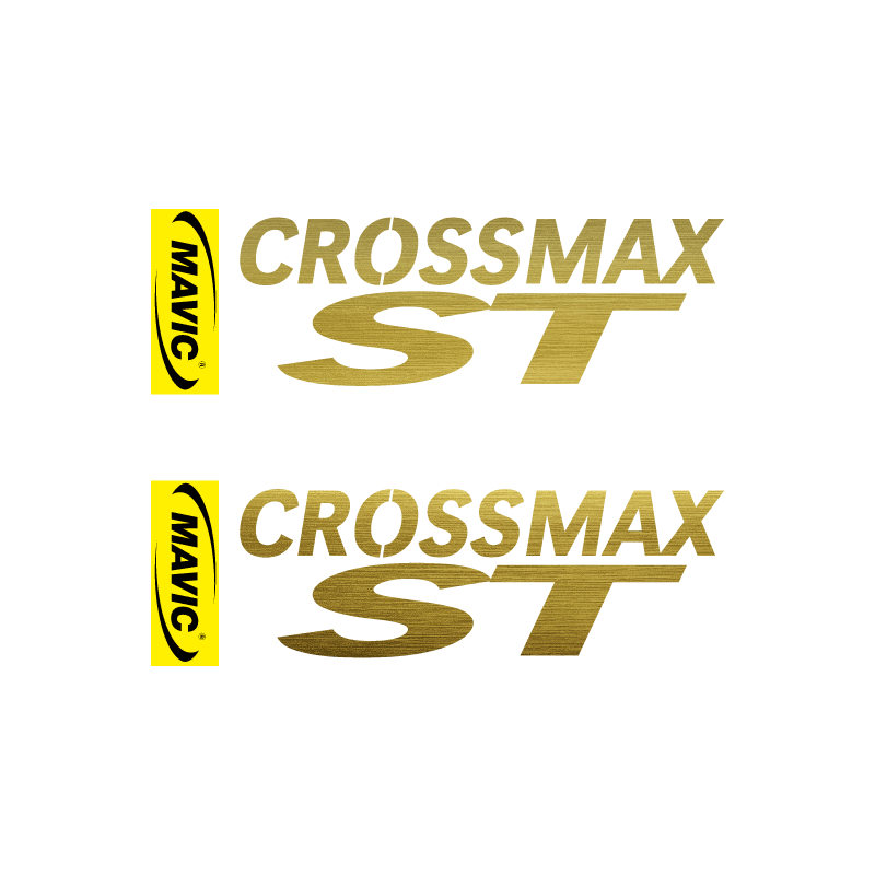 Stickers Mavic CrossMax ST Pour Moyeu Roue Vélo - Marque STAR SAM® - 2 Autocollants Neufs