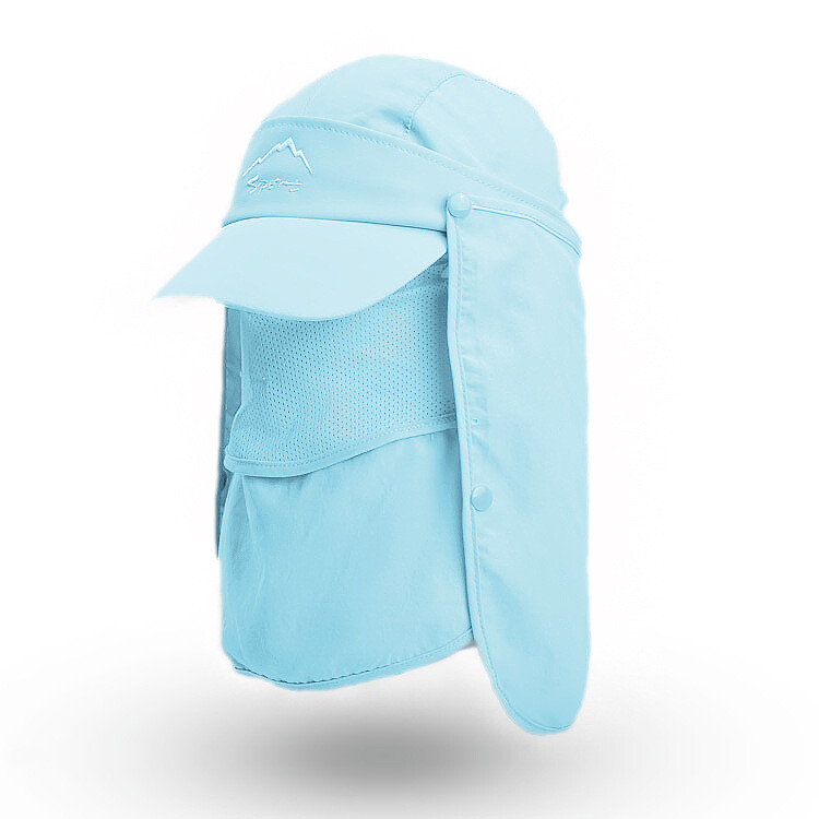 Sun Hat with Detachable Neck Face Flap Cover UPF 50+ Protection Fishing Hats
