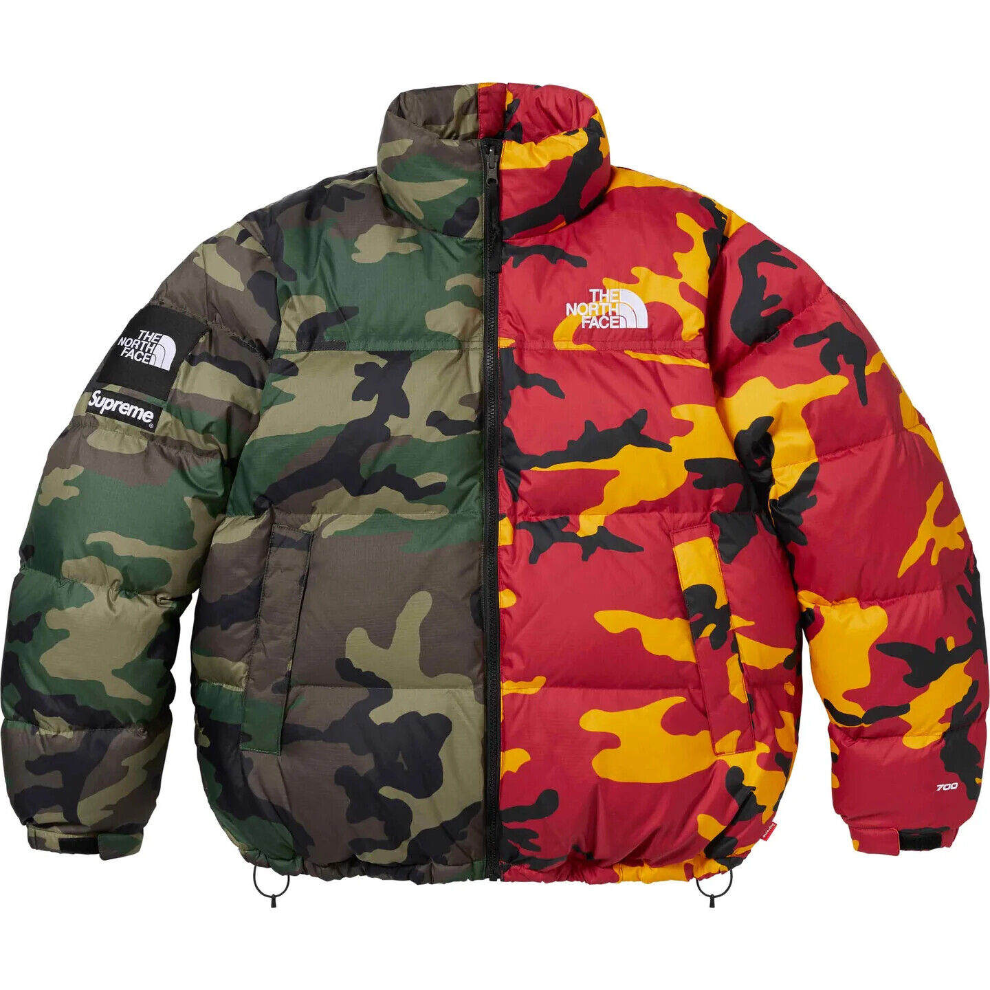 Supreme x The North Face Split Nuptse Jacket 3colors Size S-XXL