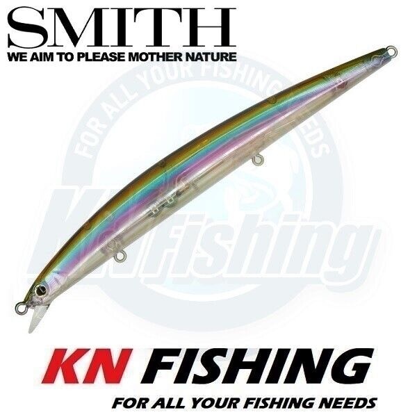 Smith Haluca 145S 21.5g – SW Minnow Affondante, Esca Artificiale Per Pesca In Mare