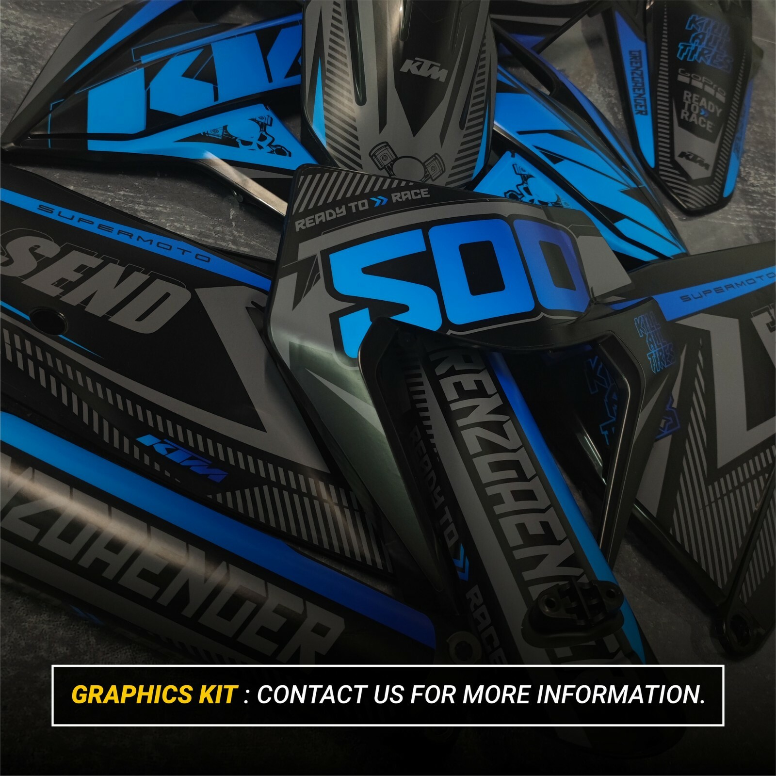 Beta RR 125 LC 2021 2022 2023 Graphics Decals Stickers Kit RR125LC RR 125LC