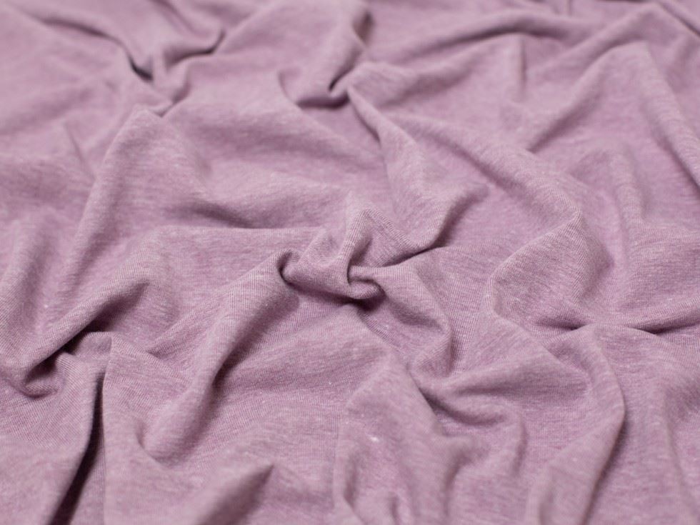 Minerva Melange Cotton Jersey Stretch Knit Fabric 150cm / 60" Wide - per metre - Picture 36 of 55