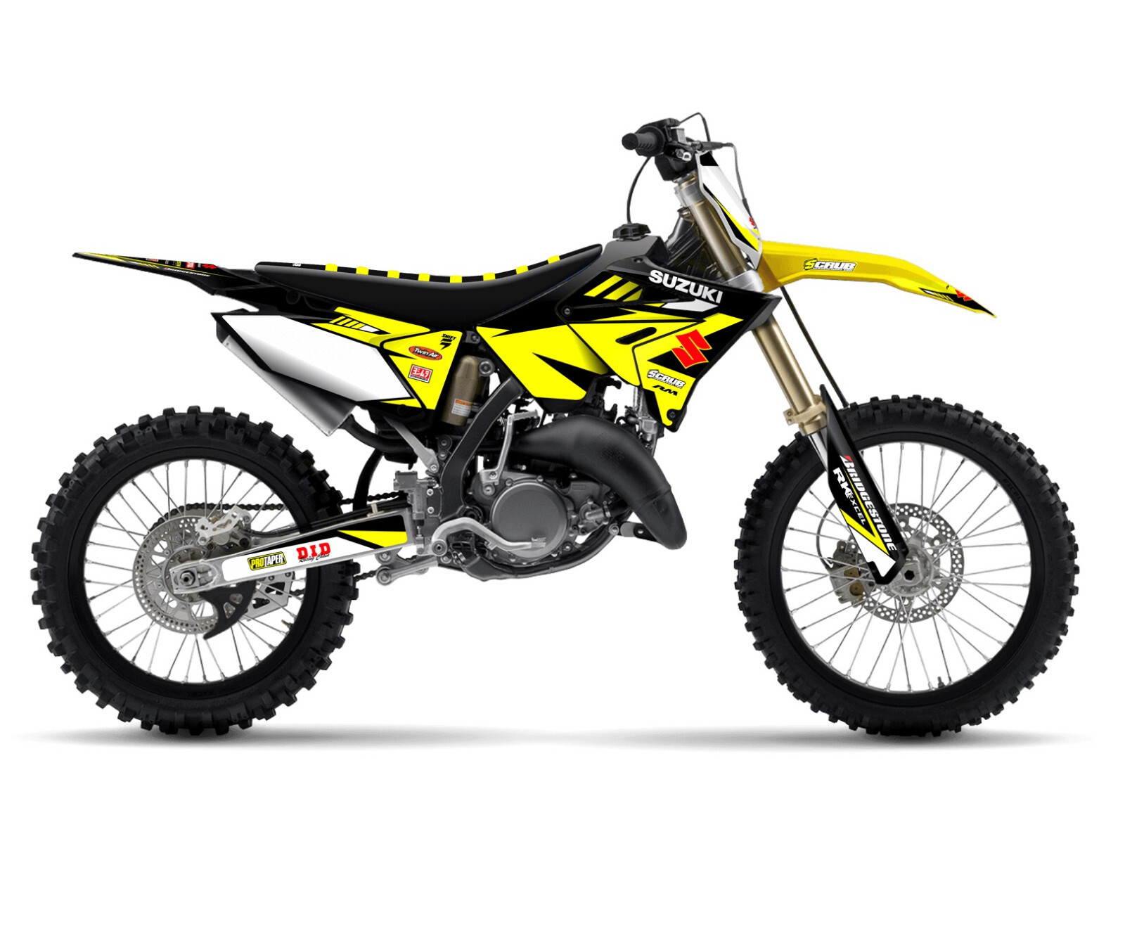 Suzuki RESTYLE graphics RM125 RM250 2001 2002 2003 2004 2005 2006 2008 Polisport