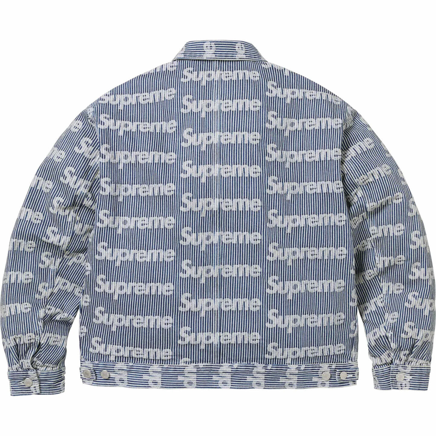 Supreme Denim Chore Trucker Jacket Black Mint Stripe 3colors SS24
