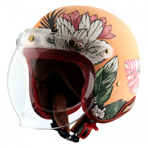 Cascos de moto cara abierta AXOR “ RETRO JET GIRLS” - Imagen 23 de 26