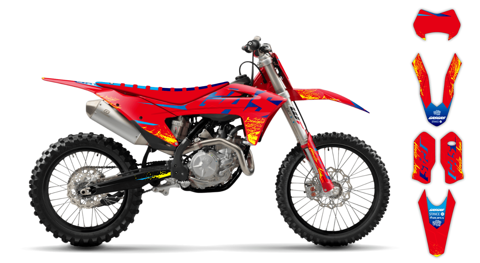 GasGas EC ECF 2021 2022 2023 250 300 350 Graphics Decals Stickers