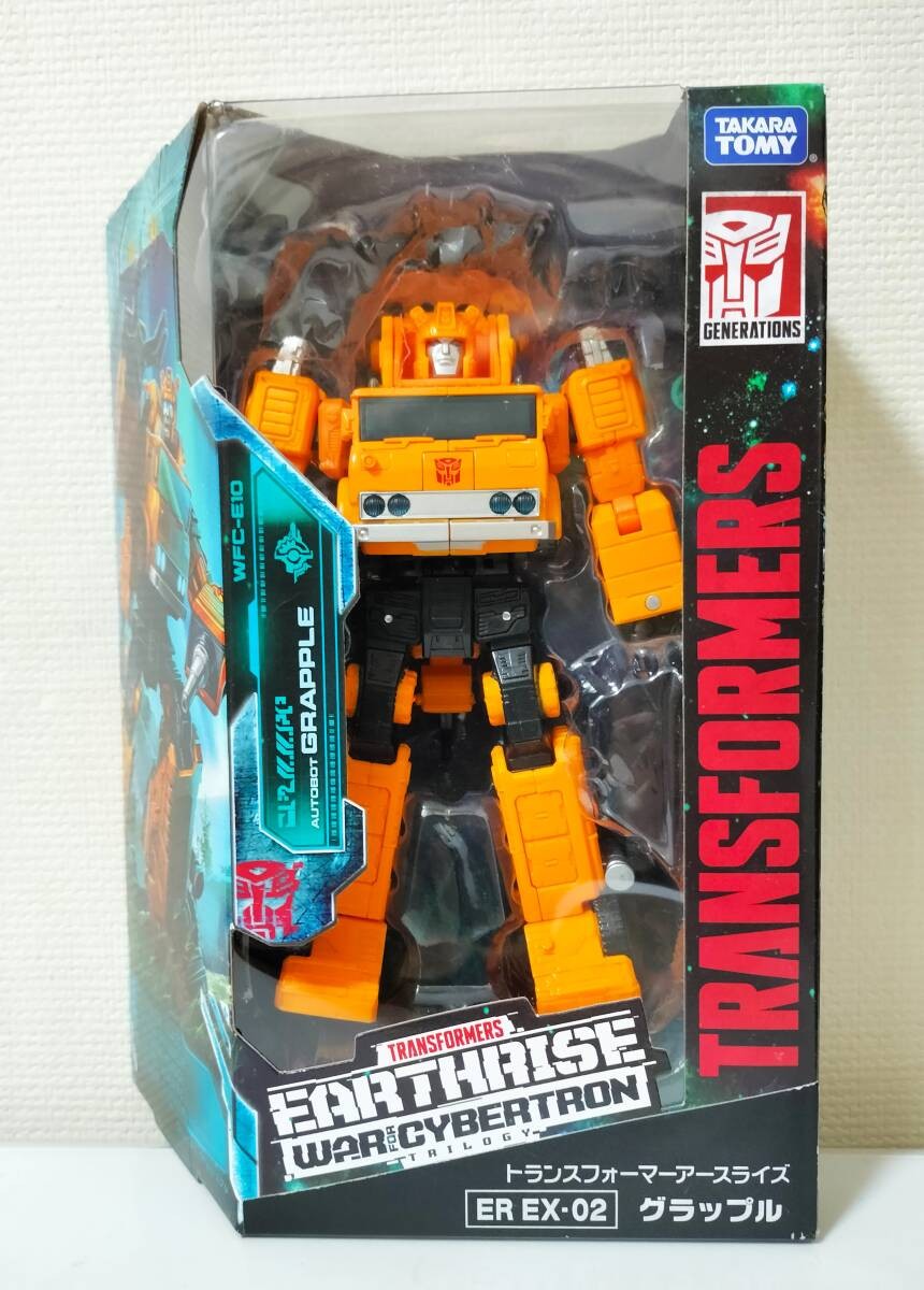 TAKARA TOMY TRANSFORMERS Earthrise EX-02 Greifer Autobot Kran Fahrzeug ...