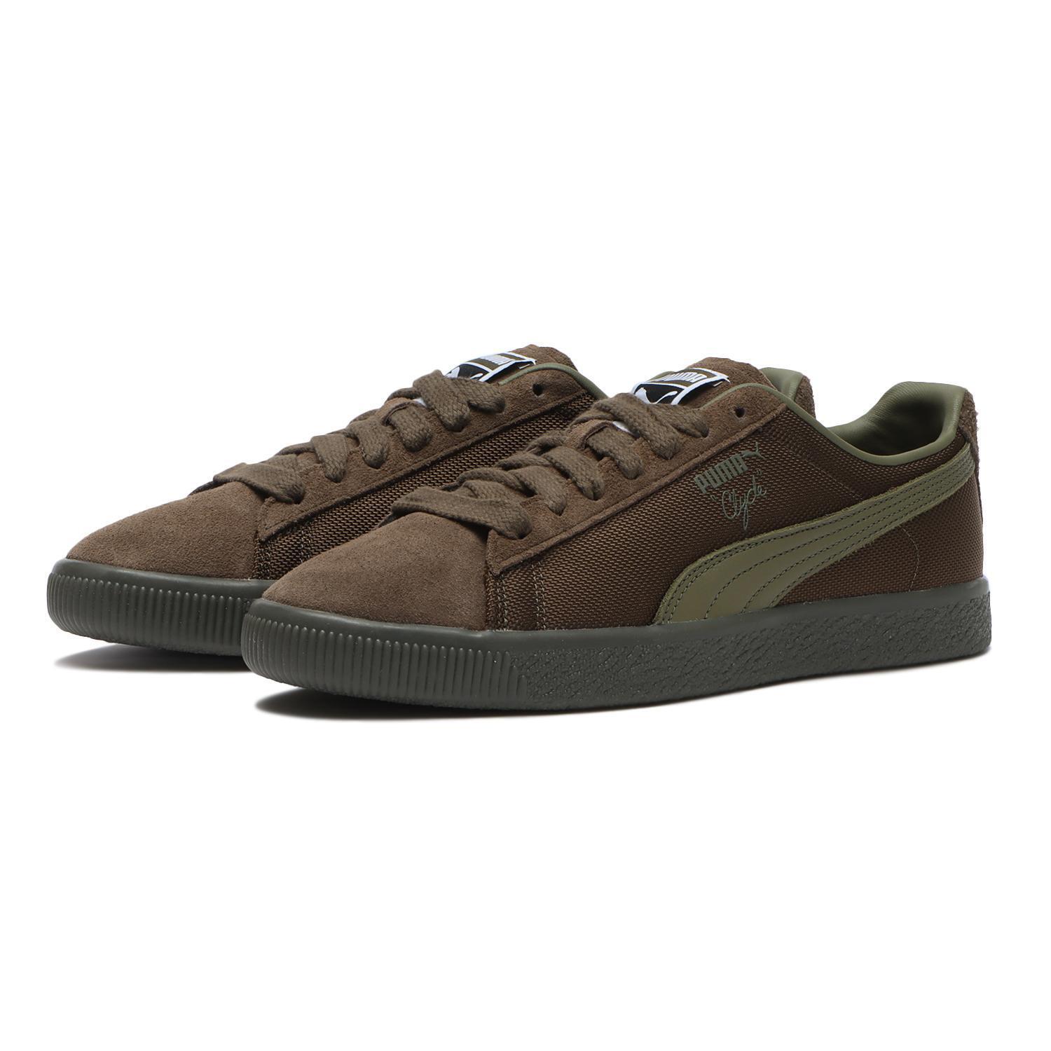 Puma Hombres Clyde Soph Olive Chocolate Gum 2 colores 396490-01,02 Hombres...