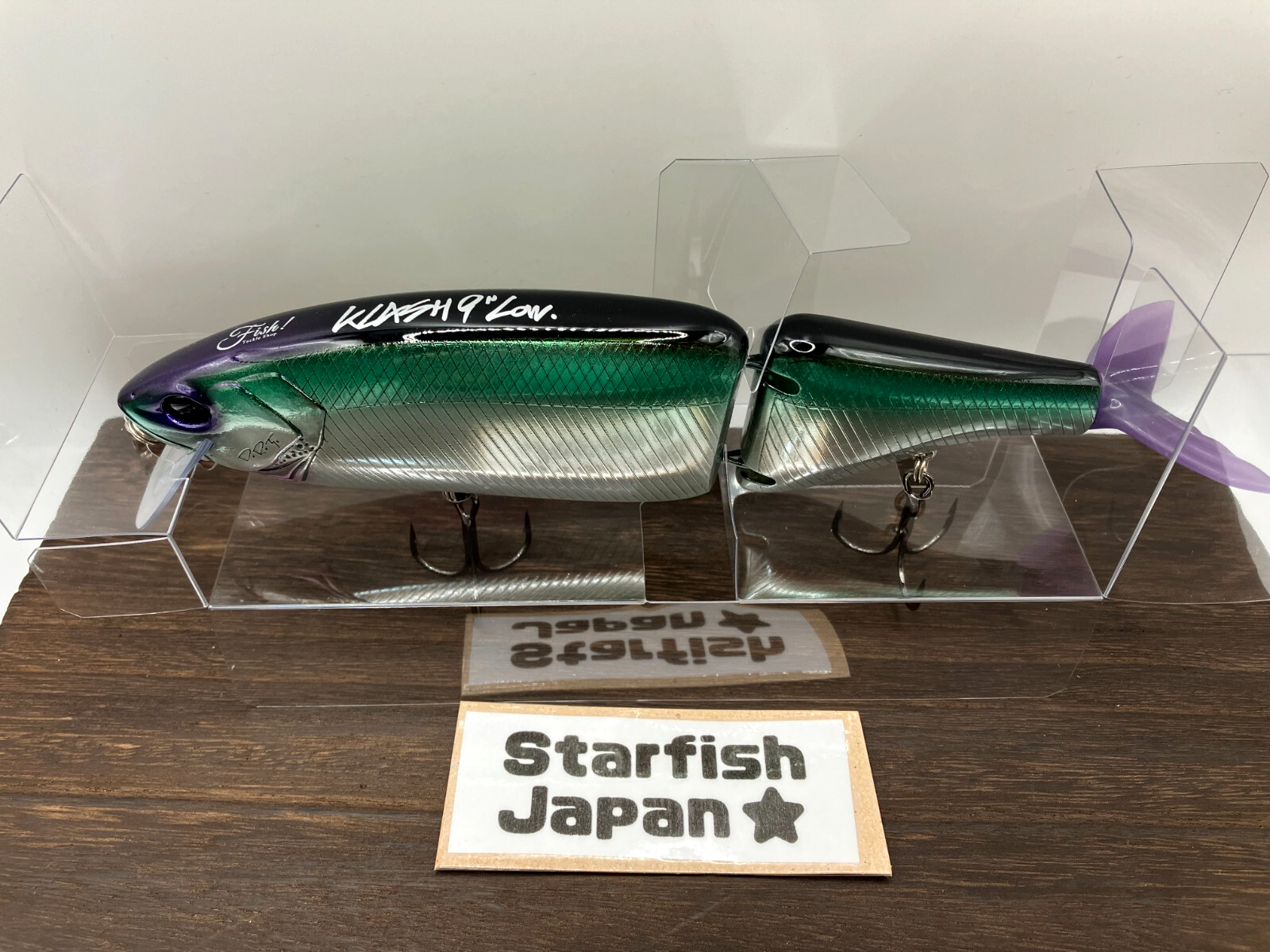 KLASH9 いろいろ DRT KLASH9 Pro Blue Low Float 4oz class Big Swimbait Fishing Lure