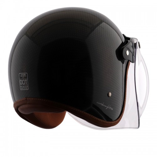 AXOR “ JET CARBON ” Motorcycle Helmets with Bubble Visor ( DOT & ECE... - Bild 25 von 26