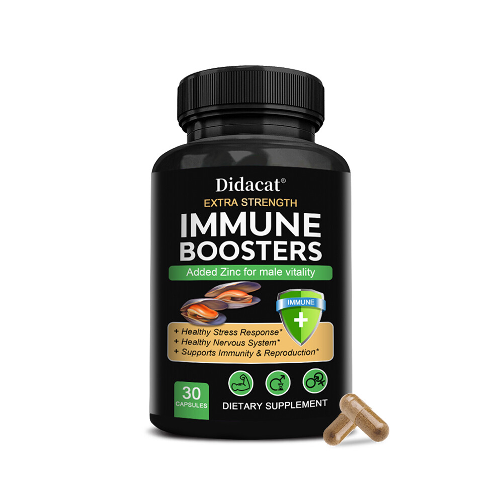 Immune Boosters Extra Strength for Men Vitality Supports Stress & Reproduction