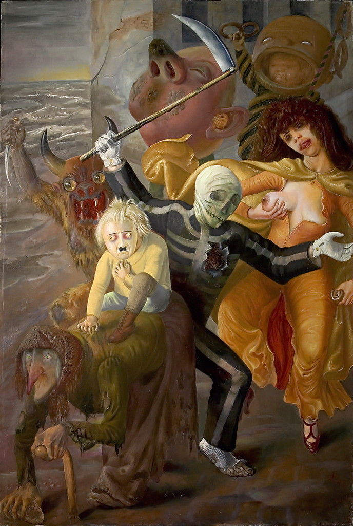 OTTO DIX THE SEVEN DEADLY SINS FULL EXPRESSIONISM GICLEE PRINT FINE CANVAS - Picture 3 of 4