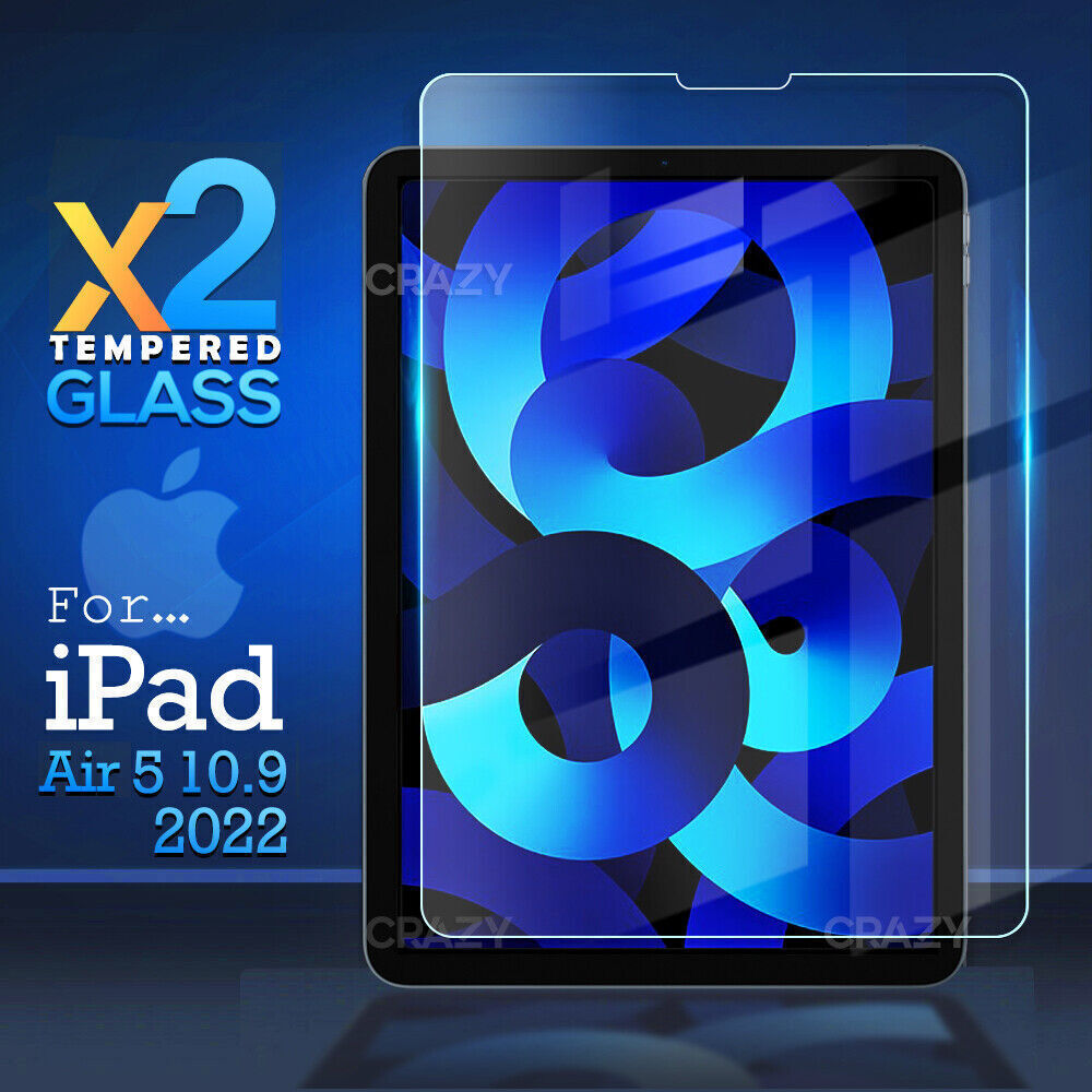 2X Tempered Glass Screen Protector For Apple iPad 10th 9th 8th 7th 6th Air mini - Picture 34 of 43