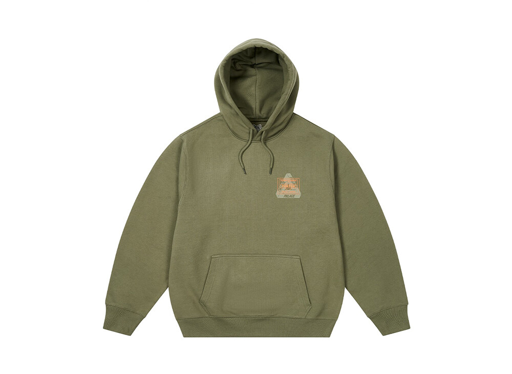 PALACE x PORTER Yoshida Hoodie Black Olive Orange 3colors