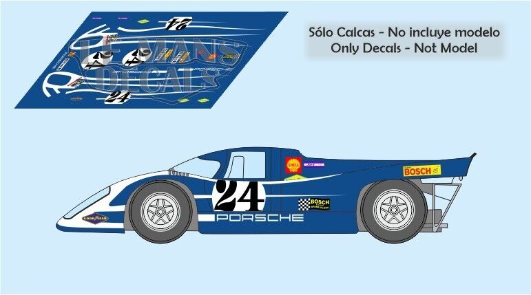 DECALS 1/32 PORSCHE 917 LH - #3 - LAROUSSE - LE MANS 1970 - COLORADO