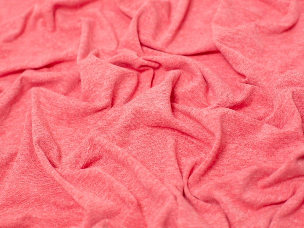Minerva Melange Cotton Jersey Stretch Knit Fabric 150cm / 60" Wide - per metre - Picture 12 of 55