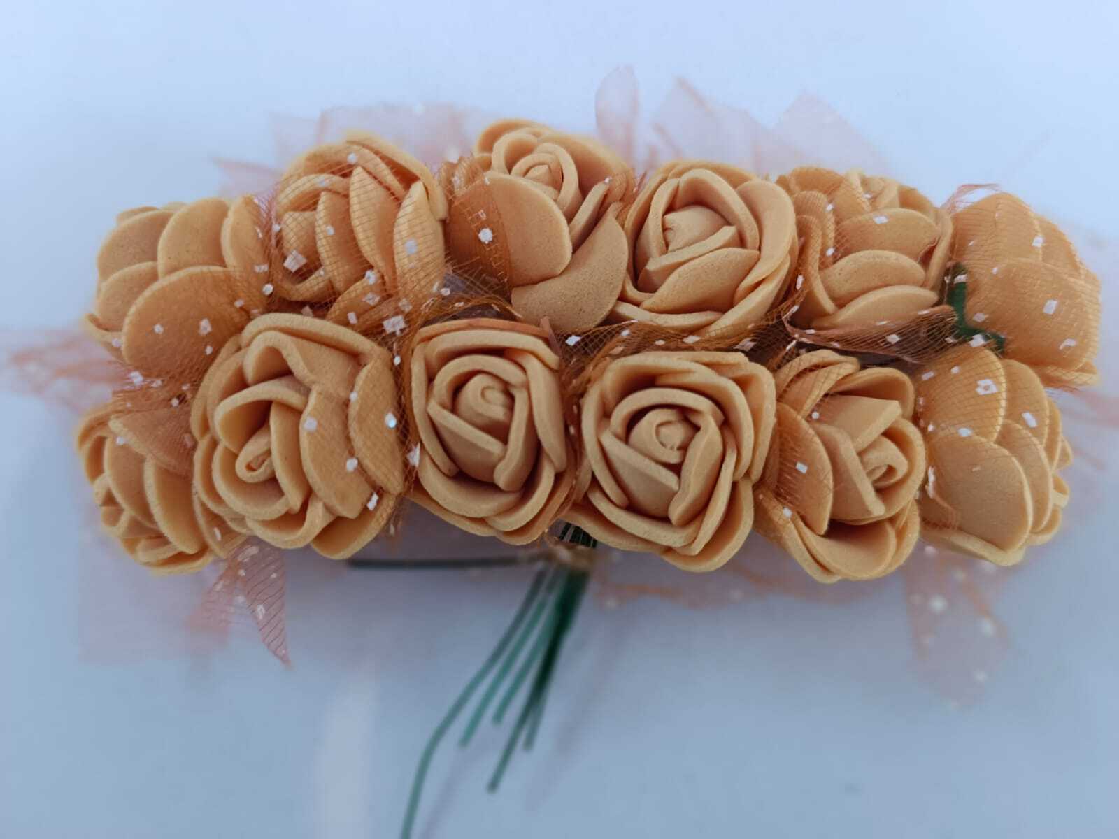 Foam Roses Artificial Flowers Rose Buds Rose Blossom Wedding Decor 2×2, 5cm