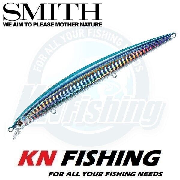 Smith Haluca 145S 21.5g – SW Minnow Affondante, Esca Artificiale Per Pesca In Mare