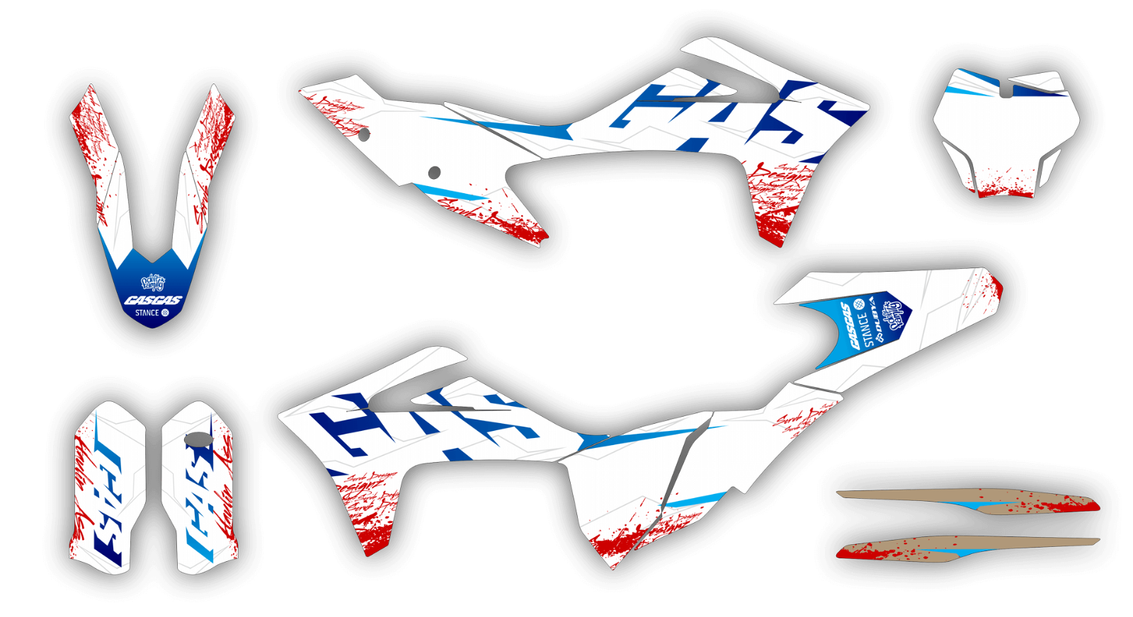 GasGas graphics 2021 2022 2023 MC MCf EX 125 250 350 450 Decals Stickers Gas Gas