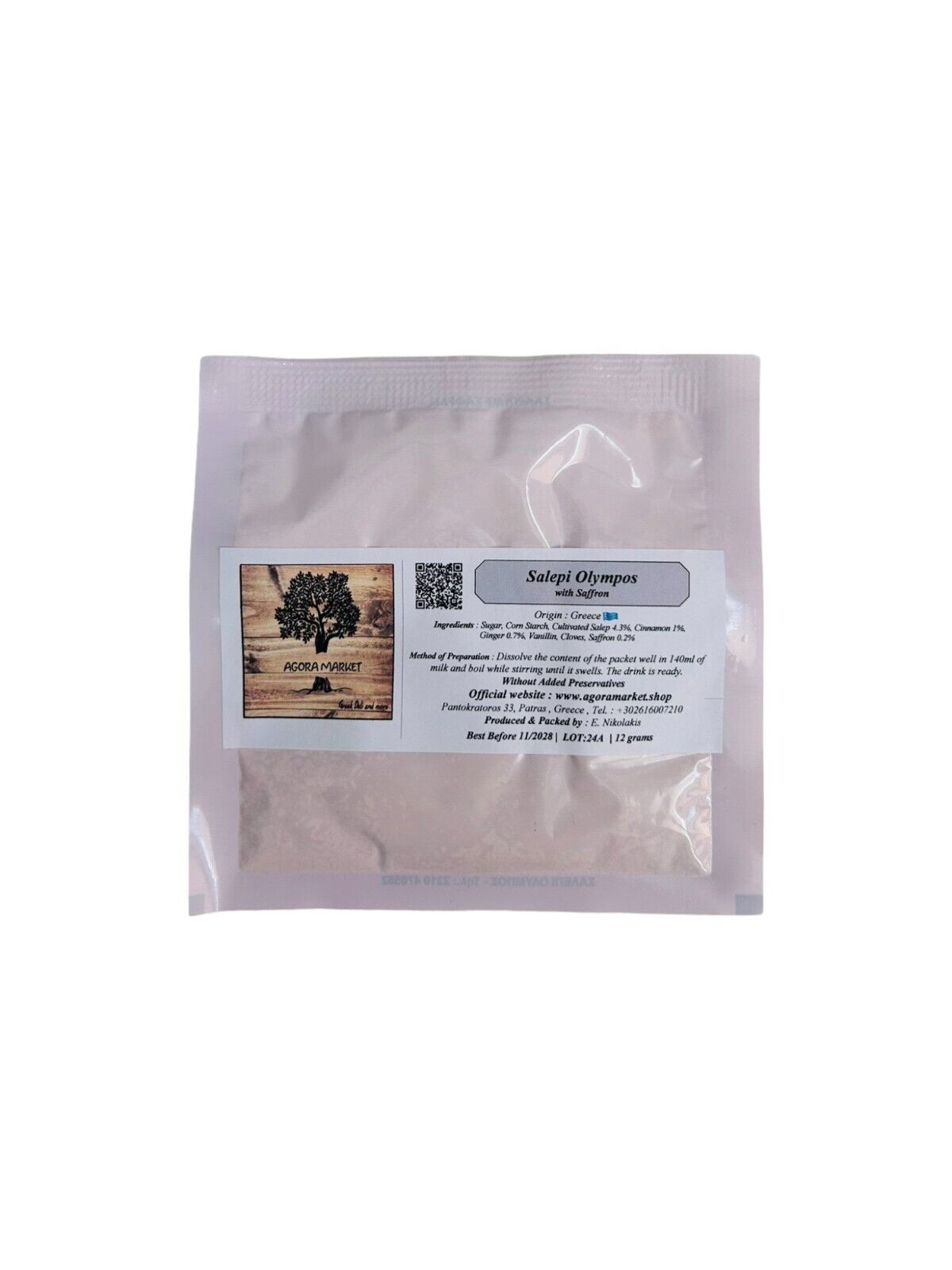 Auténtica bebida Salep con azafrán 1-100 bolsas - Salepi Olympos