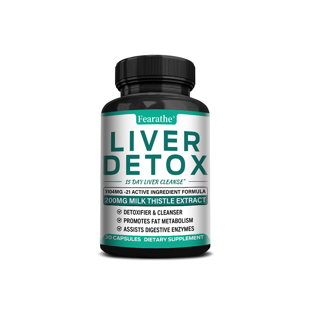 Liver Detoxification – 21 Active Ingredients Promote Fat Metabolism, Cleansing