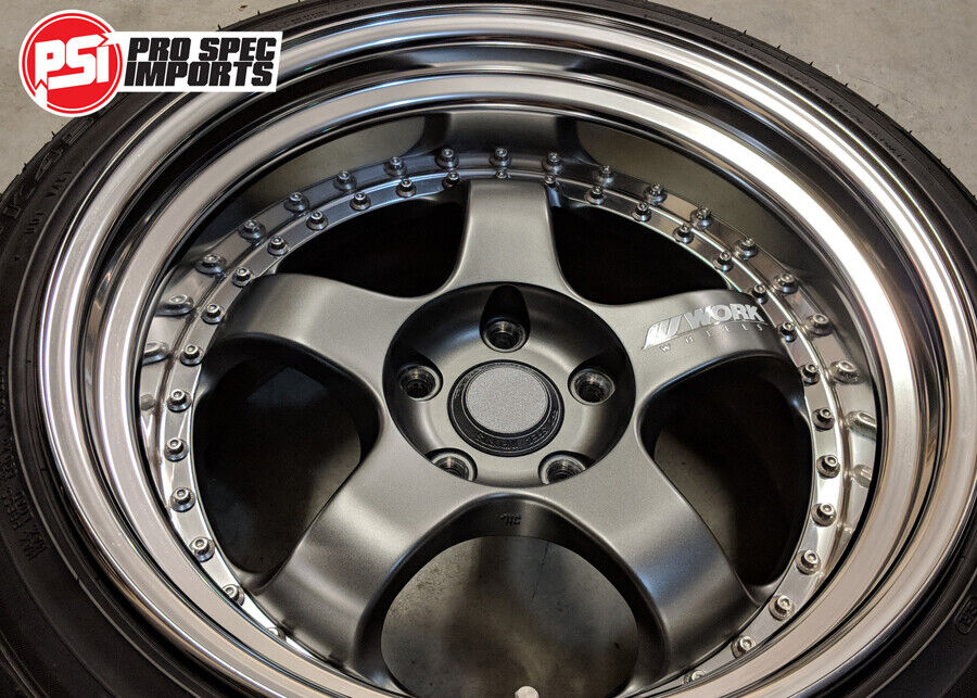 Hubcentric 66.1mm Centre Caps Work Meister S1 3P 18