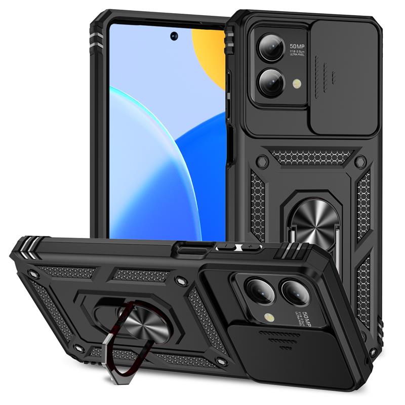 Funda a prueba de golpes con soporte de anillo para teléfono y cámara para Motorola Moto G Stylus 5G 2023 - Imagen 16 de 21
