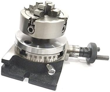 3" / 80 mm normaler Drehtisch mit kleinen Spannfuttern und Rückenplatte - Bild 20 von 21