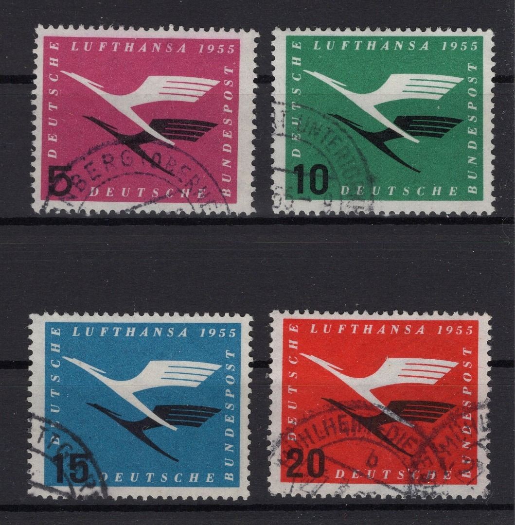 Federal Michel No. 205 – 208 stamped