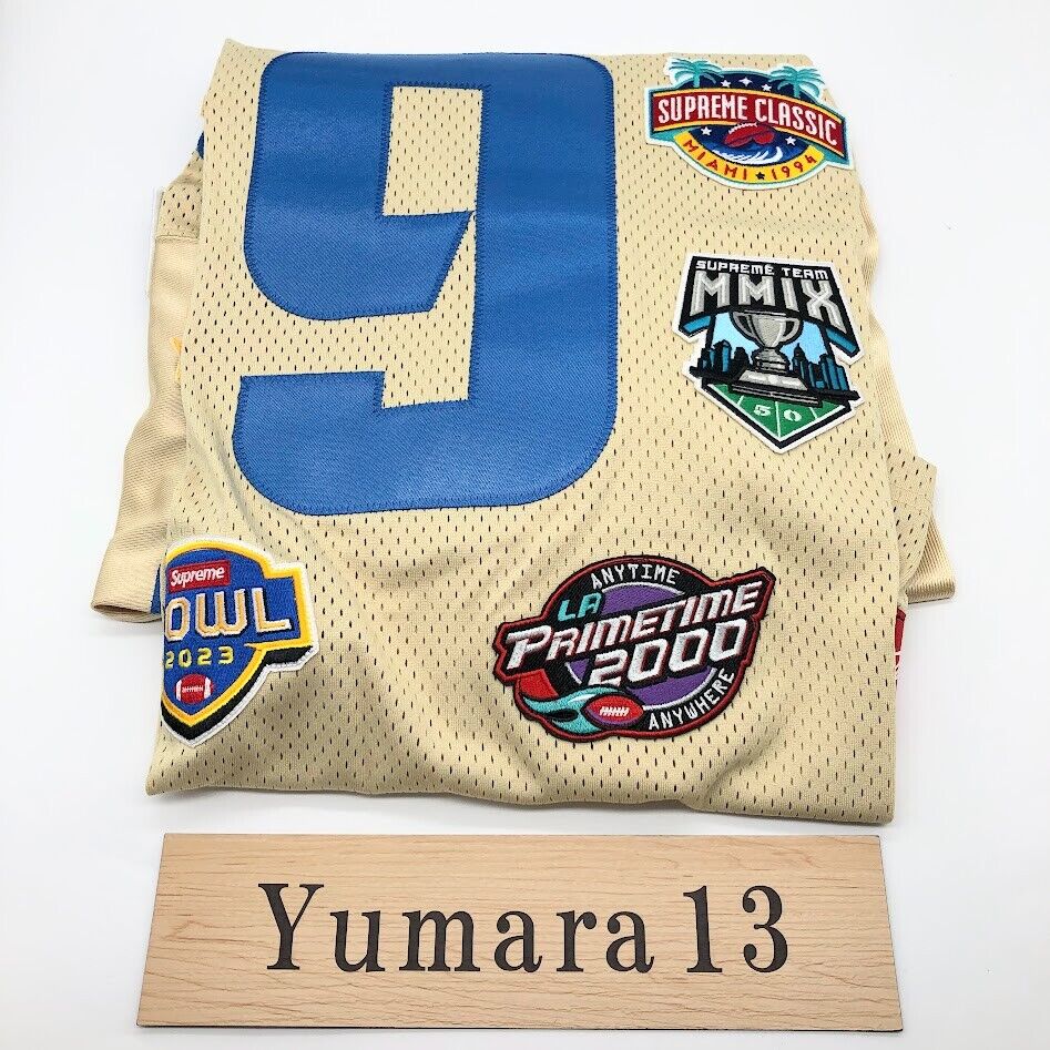 Supreme Championships Embroidered Football Jersey 4colors FW23