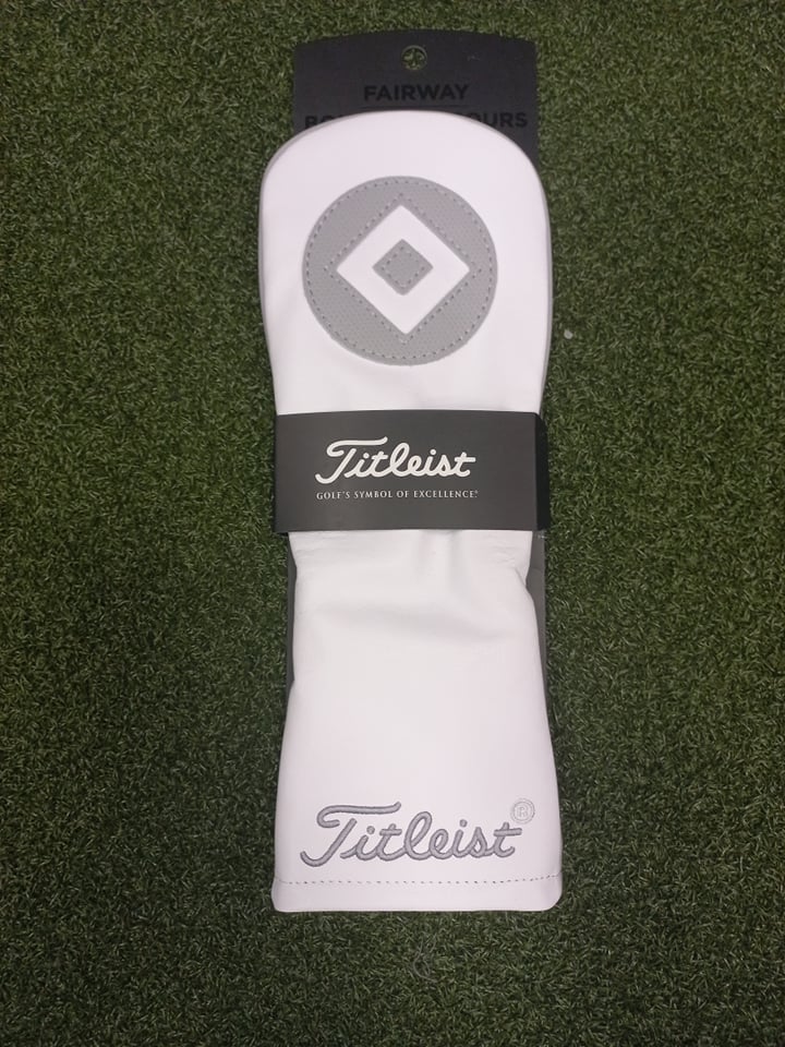 Titleist - タイトリスト White Leather Head Cover 3個セット Titleist - タイトリスト White Leather Head Cover 3個セット