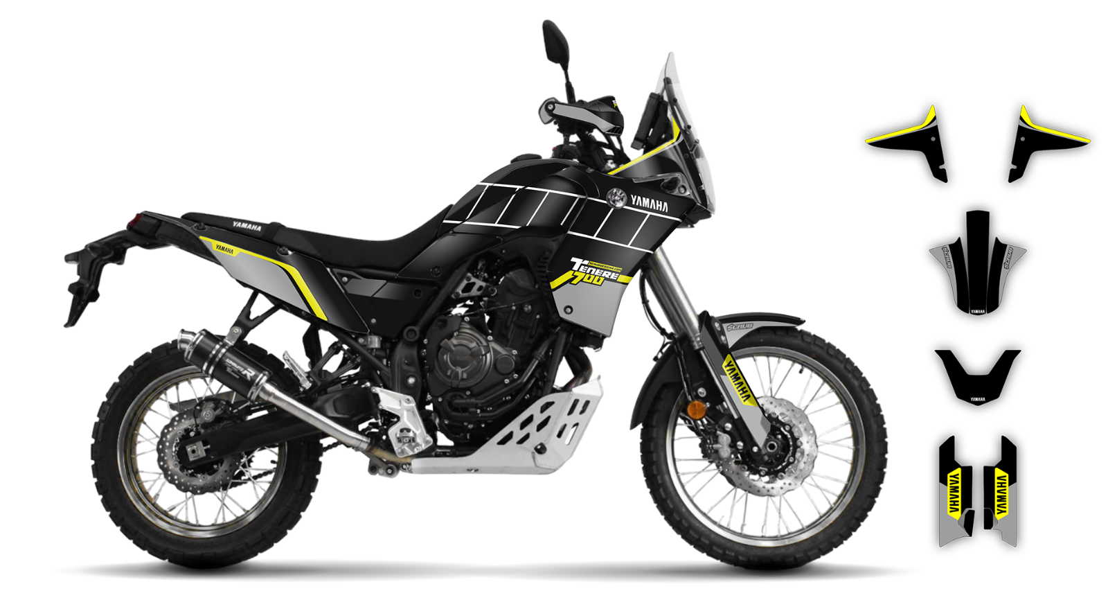 Yamaha Ténéré 700 2019 2020 2021 2022 2023 2024 Tenere Graphics decals...