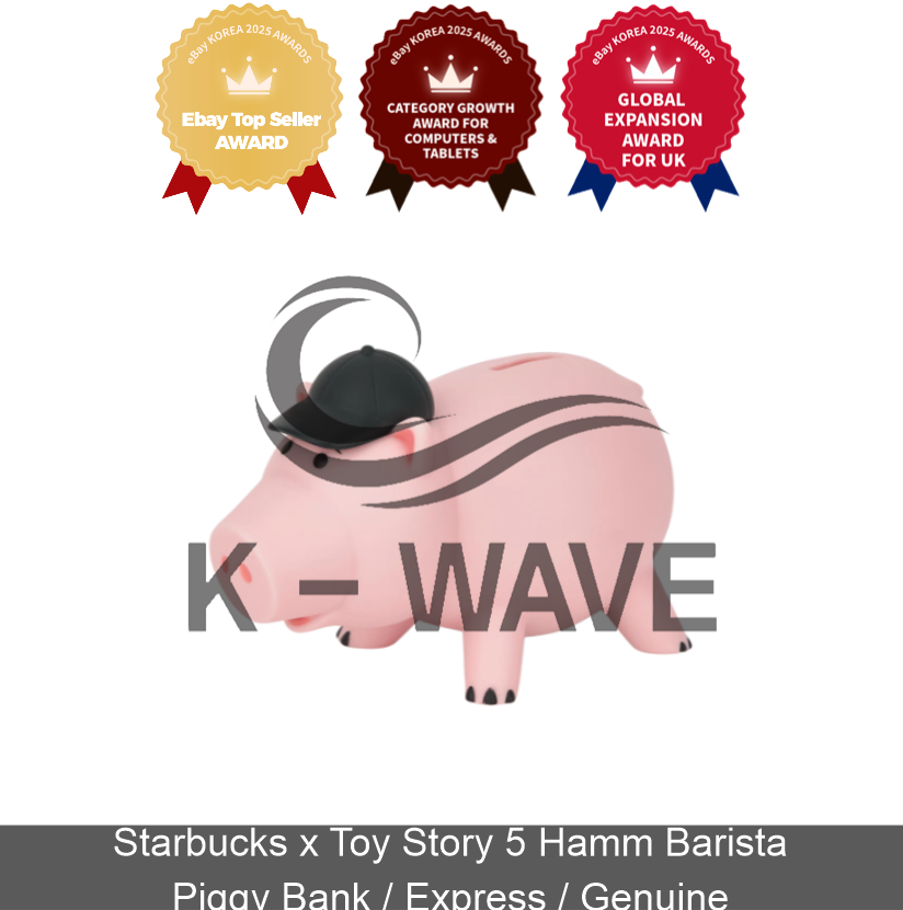Starbucks x Toy Story 5 Hamm Barista Piggy Bank / Express / Genuine