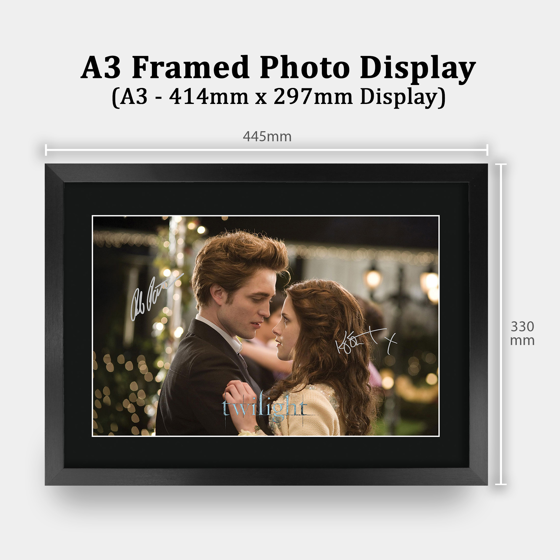 Crepúsculo Ideal Regalo Impreso Enmarcado Autógrafo Imagen para Películas Memorabilia Fans - Imagen 61 de 91