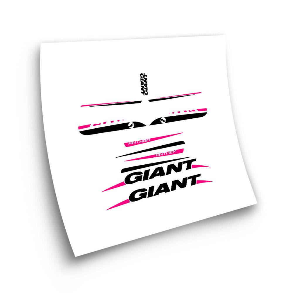 Autocollants Cadre Vélo STAR SAM® Pour Giant Anthem - Déco Personnalisée Neuve - Fabriqué En Espagne