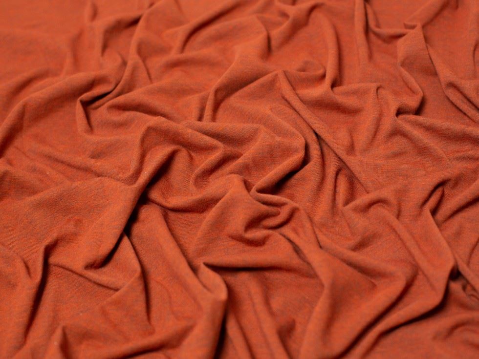 Minerva Melange Cotton Jersey Stretch Knit Fabric 150cm / 60" Wide - per metre - Picture 8 of 55