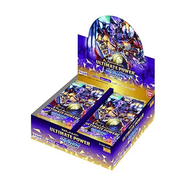 BANDAI Digimon Card Game Booster Ultimate Power BT-02 Sealed Box 45496605236 JP