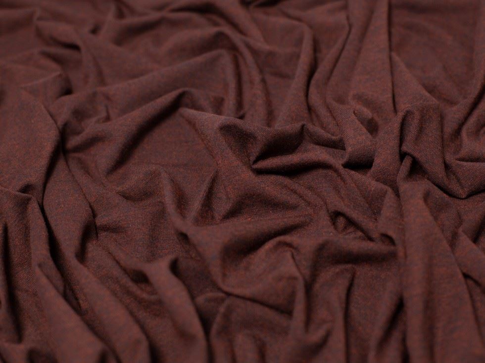 Minerva Melange Cotton Jersey Stretch Knit Fabric 150cm / 60" Wide - per metre - Picture 27 of 55