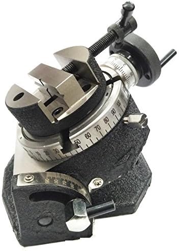 HV 4" (100 mm) Tilting Milling Indexing Horizontal Vertical Rotary Table with - Picture 9 of 10