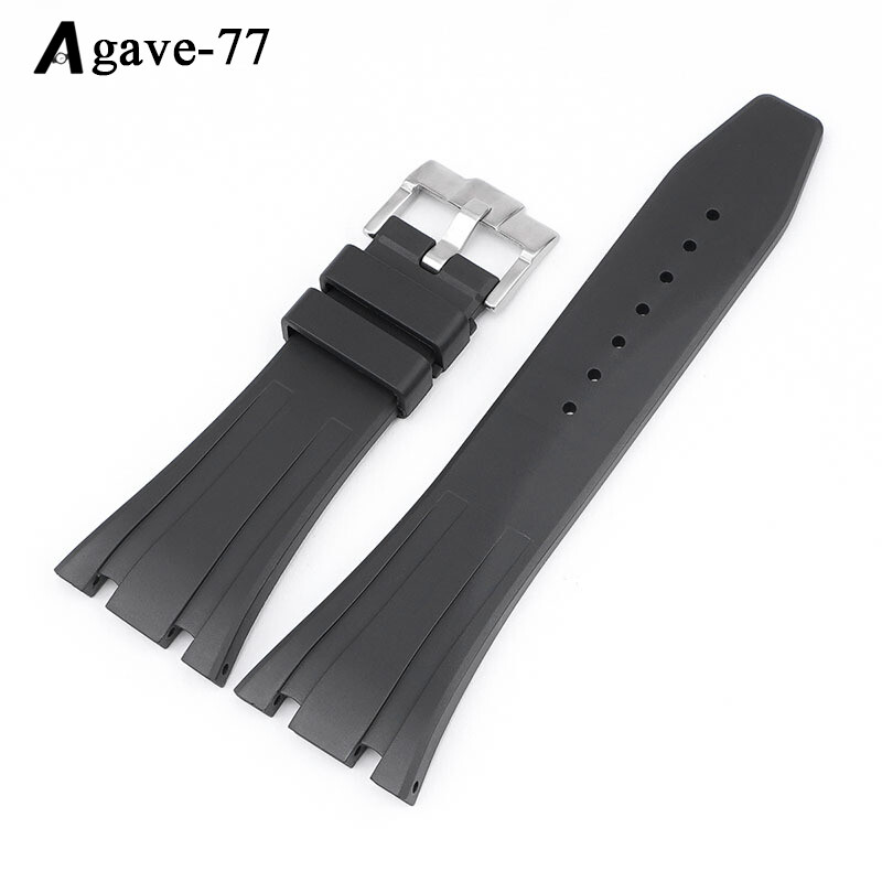 26mm Watch Strap Rubber Band Fits For Audemars Piguet Royal Oak 26331 15400 New - Zdjęcie 12 z 20