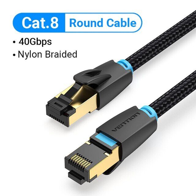 Vention Cat8 Ethernet Cable SSTP 40Gbps 2000MHz Cat 8 RJ45 Network Lan Patch Cor - Afbeelding 28 van 35