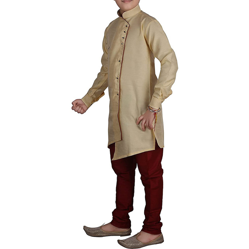 Kids Boys Kurta Pajama Set Stylish Wedding Sherwani Festive & Party Ethnic Wear - Picture 11 of 74